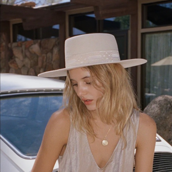 Lack of Color The Sierra Hat in Gold - Picture 1 of 7